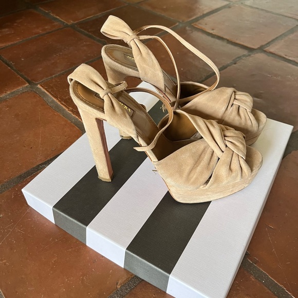 Aquazurra suede heels - Picture 2 of 5